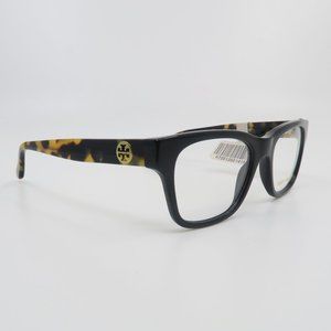 Tory Burch TY2098 1759 48mm Black/Tortoise Acetate Square New Women's Eyeglasses
